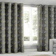 Can eyelet curtains be used in bedrooms, living rooms, and dining rooms